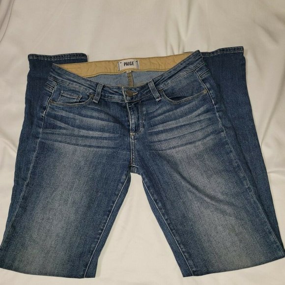 Paige Jimmy Jimmy Skinny In Tiger Lily Jeans Woman - Picture 3 of 9